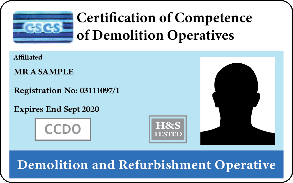 CCDO Blue Demolition & Refurbishment Operative