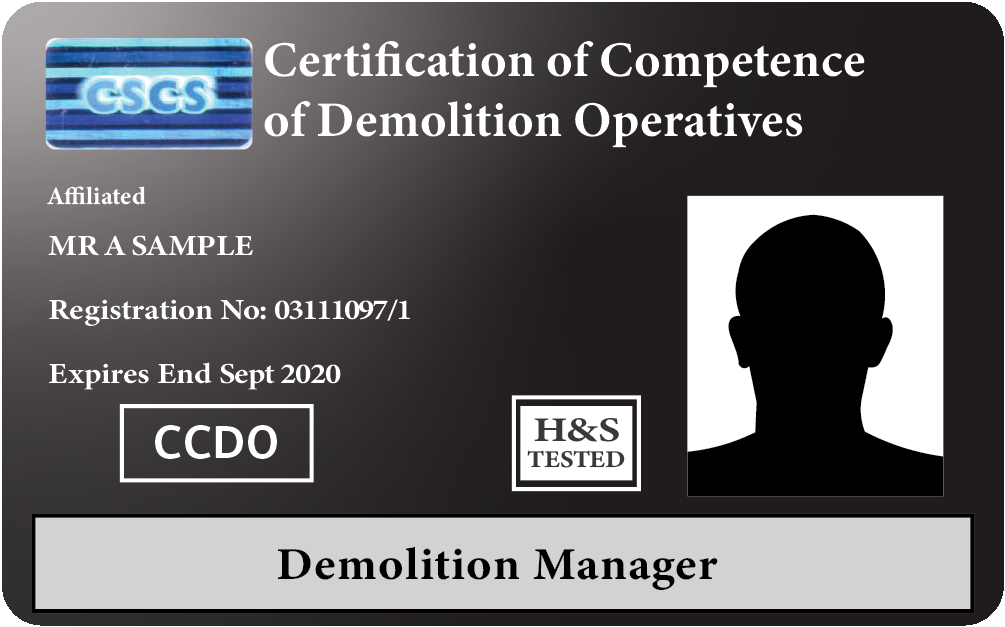 CCDO Demolition Manager