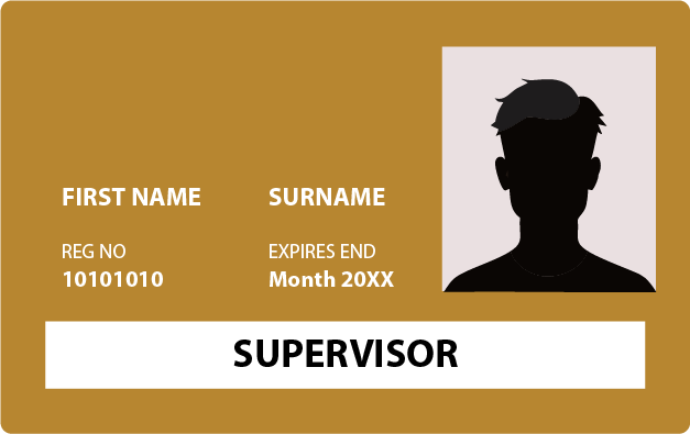 CSCS Gold Supervisor Card