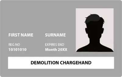 ccdo silver demolition chargehand