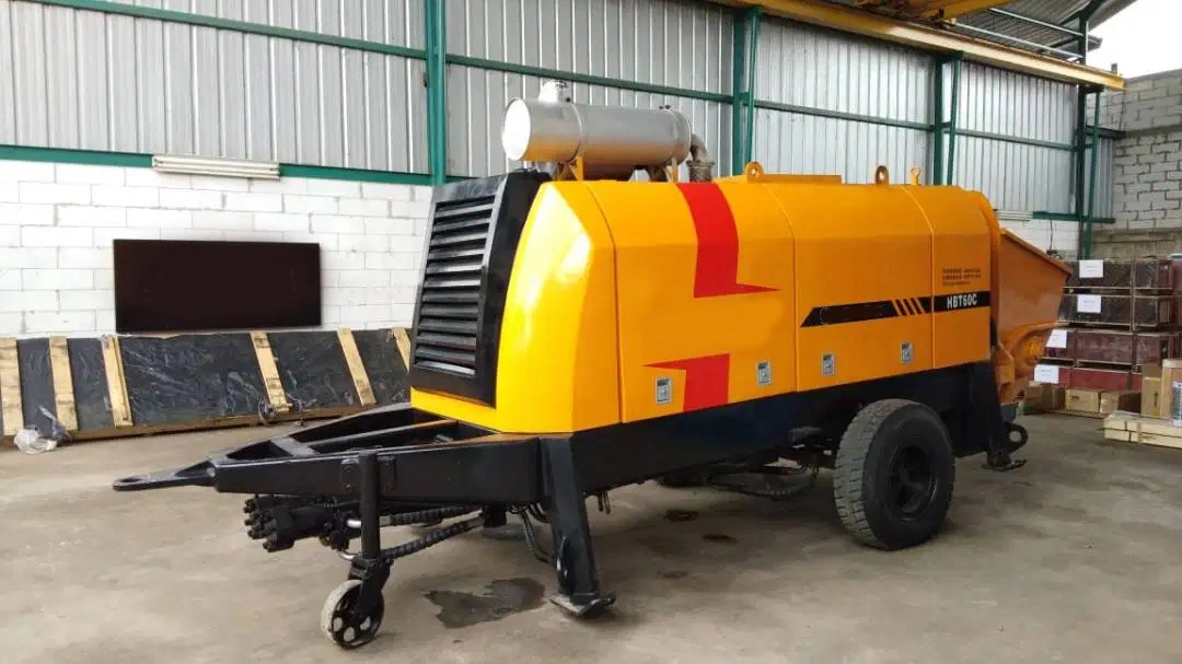 cpcs a44 concrete pump trailer mounted