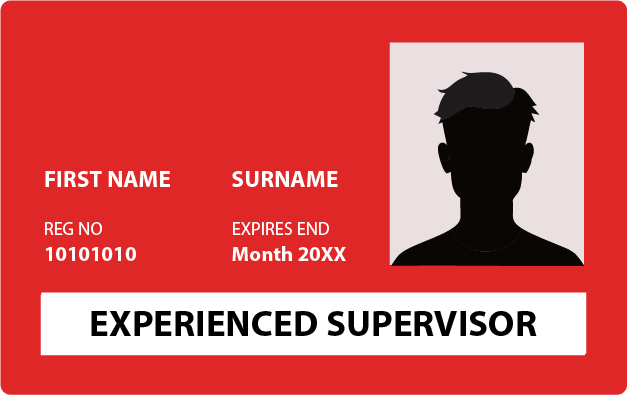 CSCS Red Experienced Supervisor Card - CSCS Cards