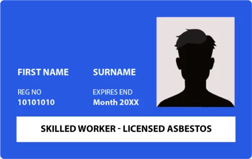 acad skilled worker licensed asbestos