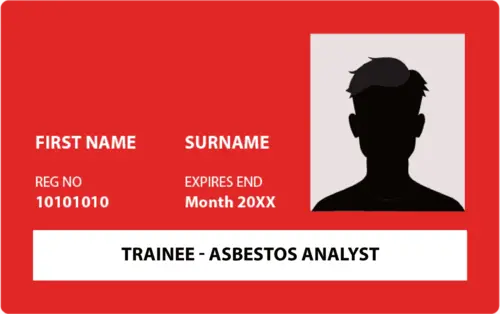 acad trainee asbestos analyst