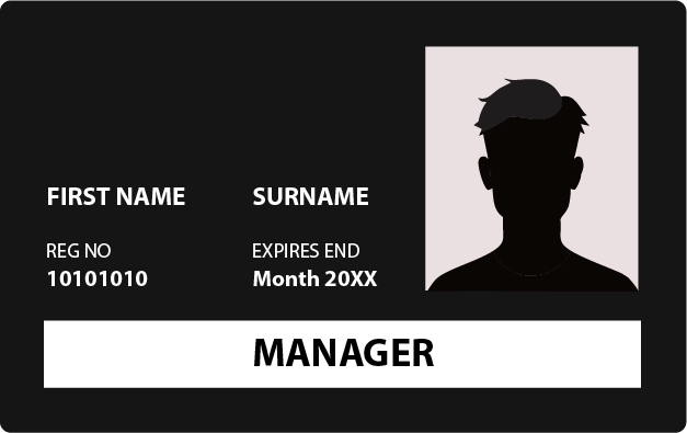JIB-PMES cscs black manager card