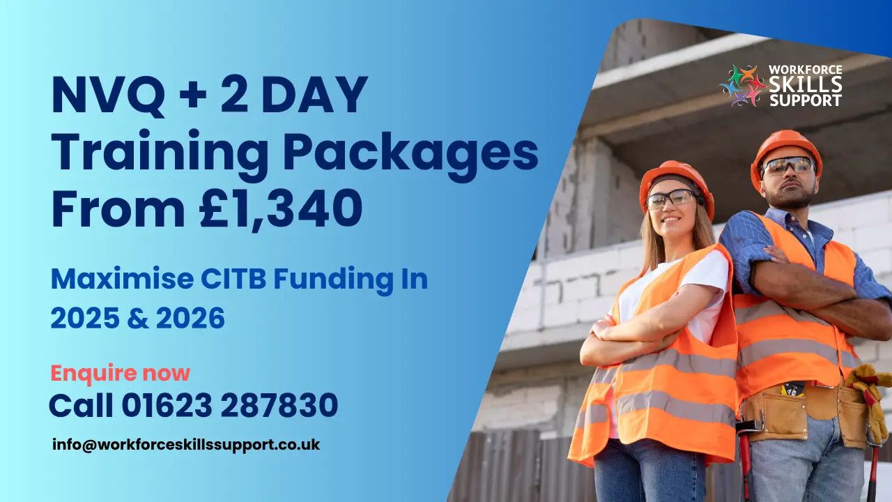 nvq and 2 days short course training package - workforce skills support