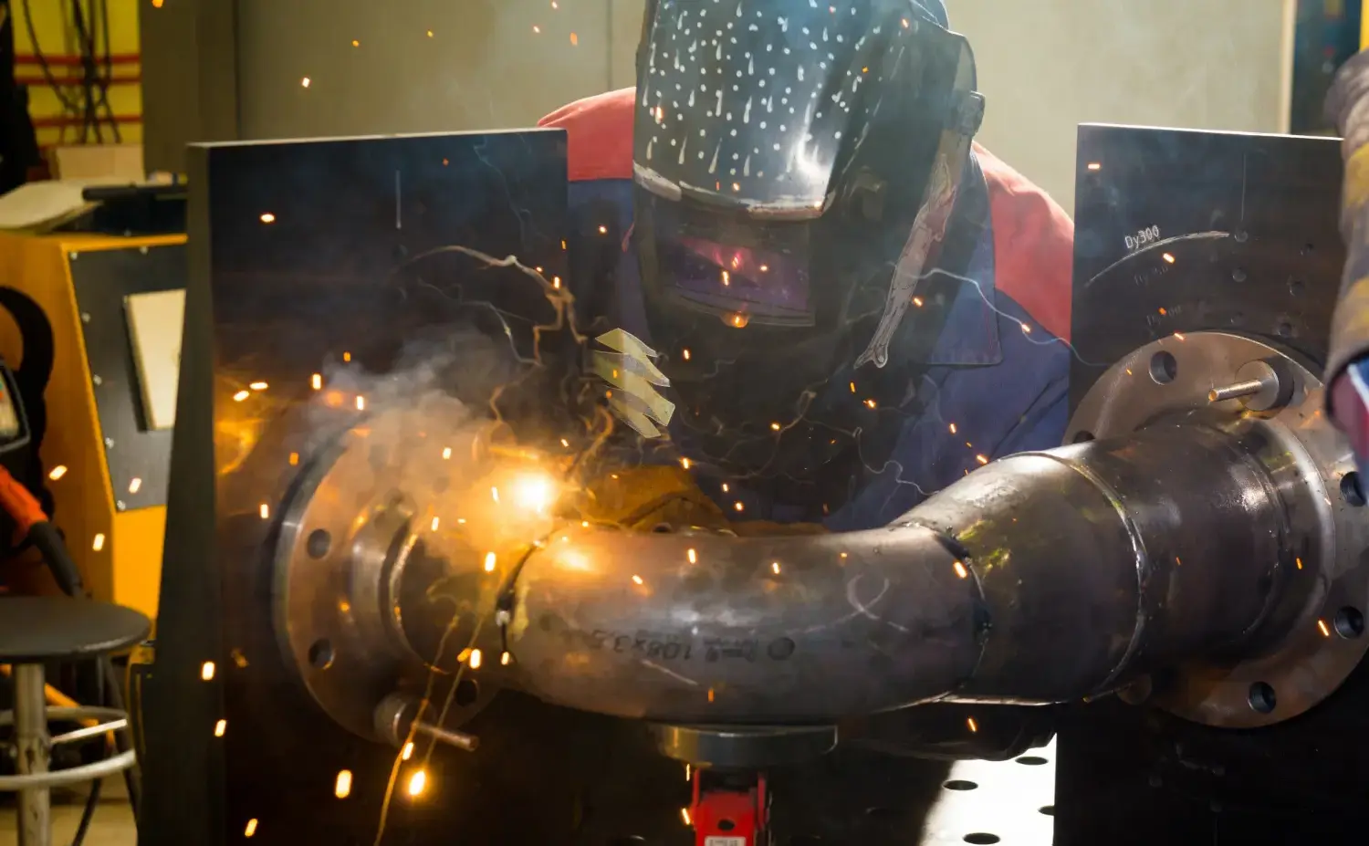 welding construction pipework